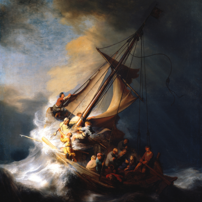 Main image Christus in de storm op het meer van Galilea