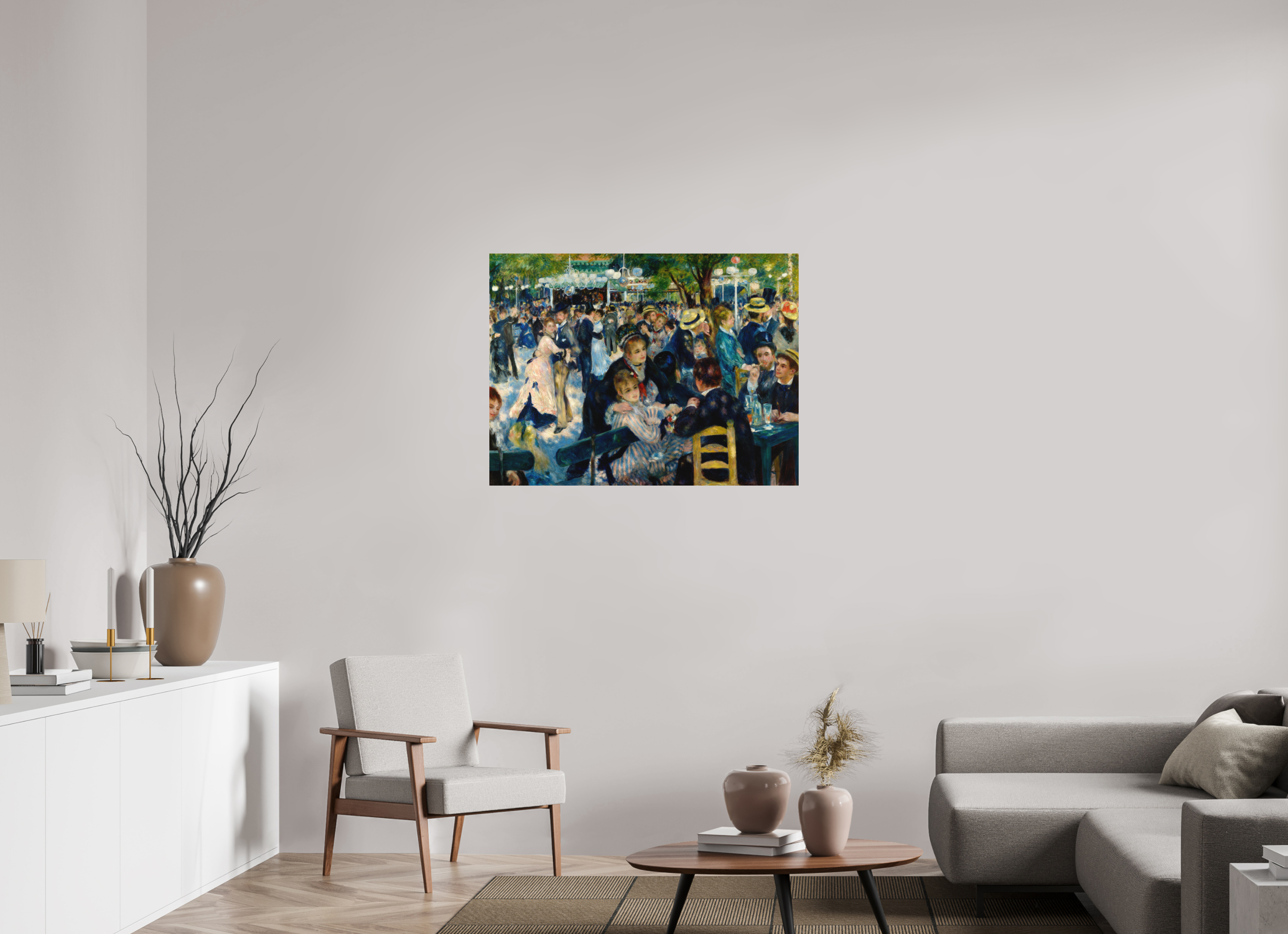 100 x 75 cm, Fine Art Bal moulin de la Galette