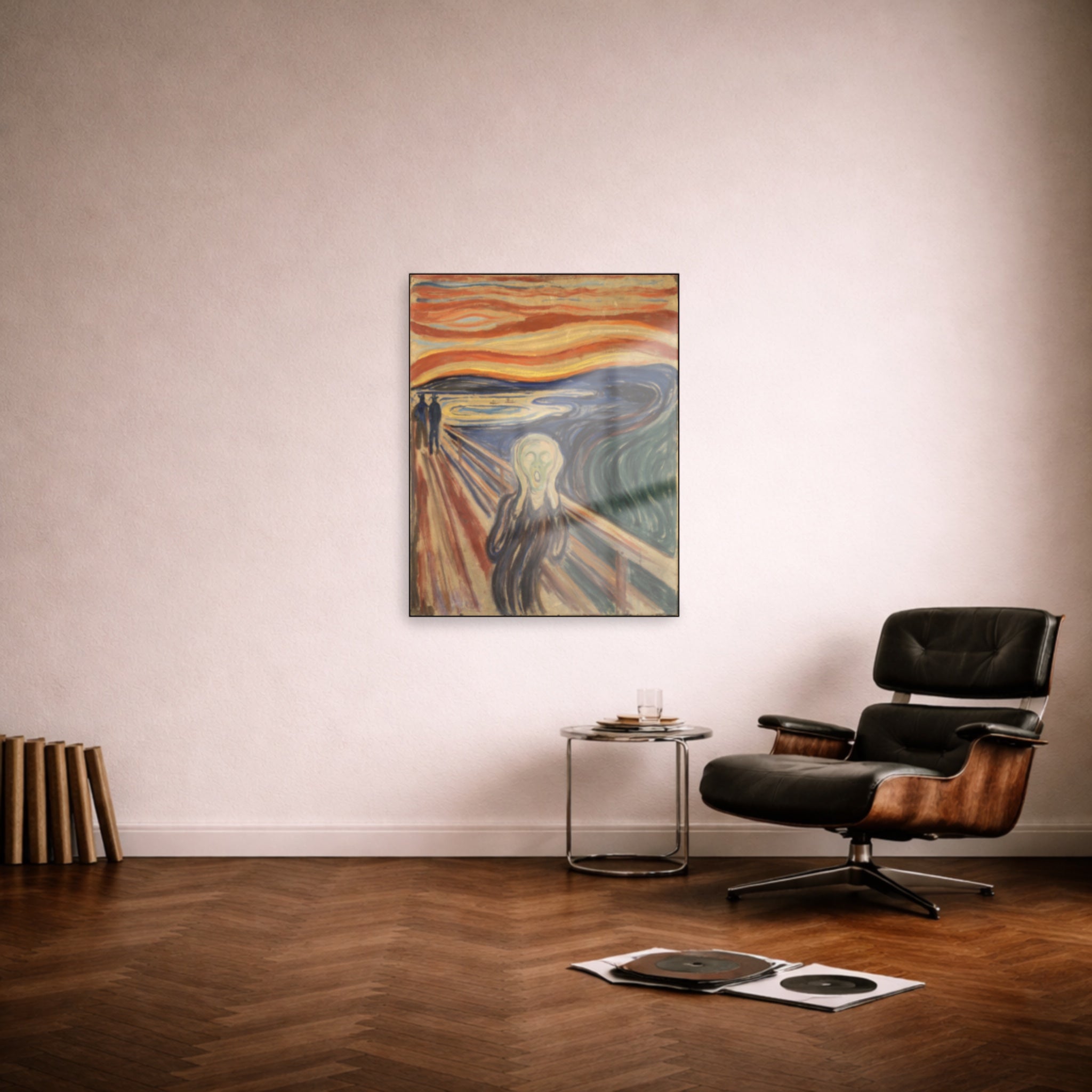 100 x 126,4 cm, Signature Der Schrei