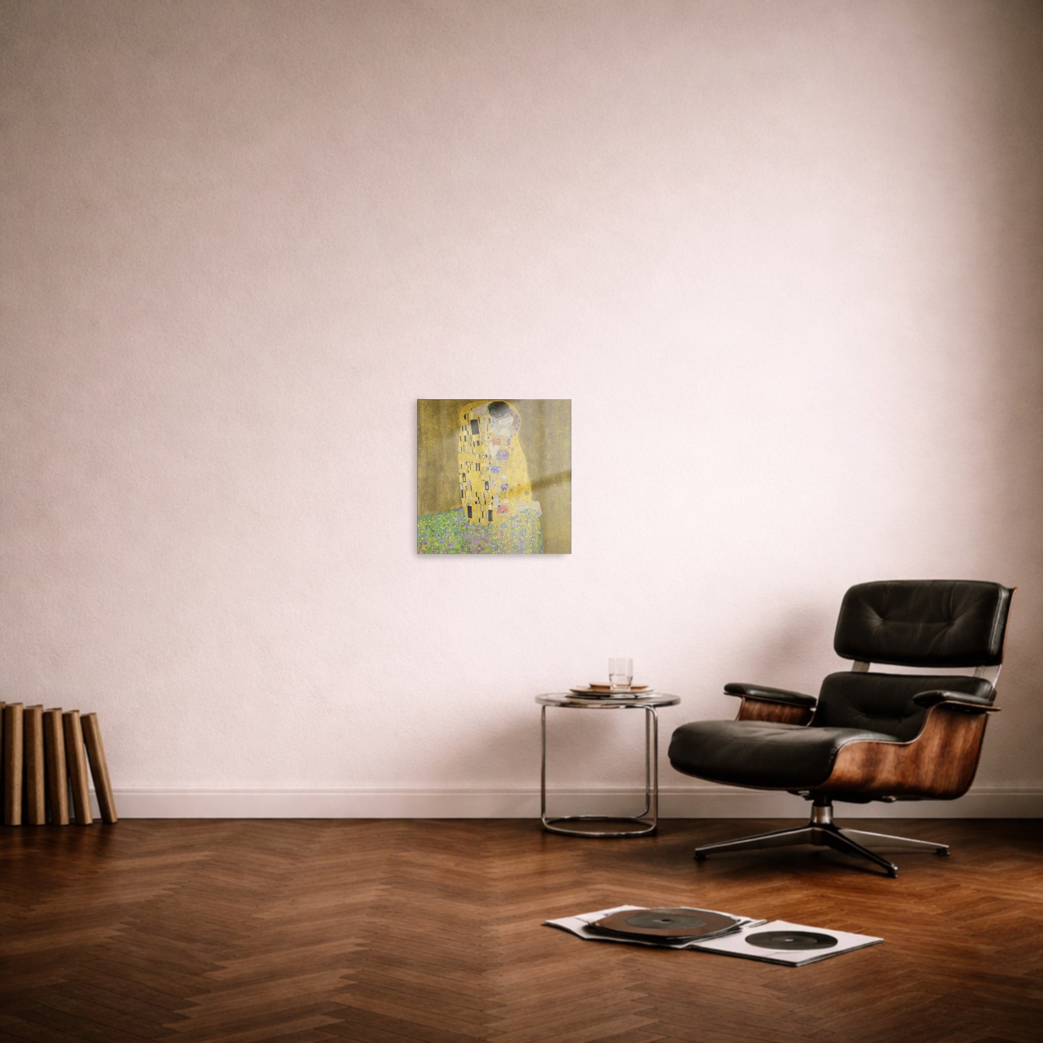 60 x 60 cm, Signature Der Kuss