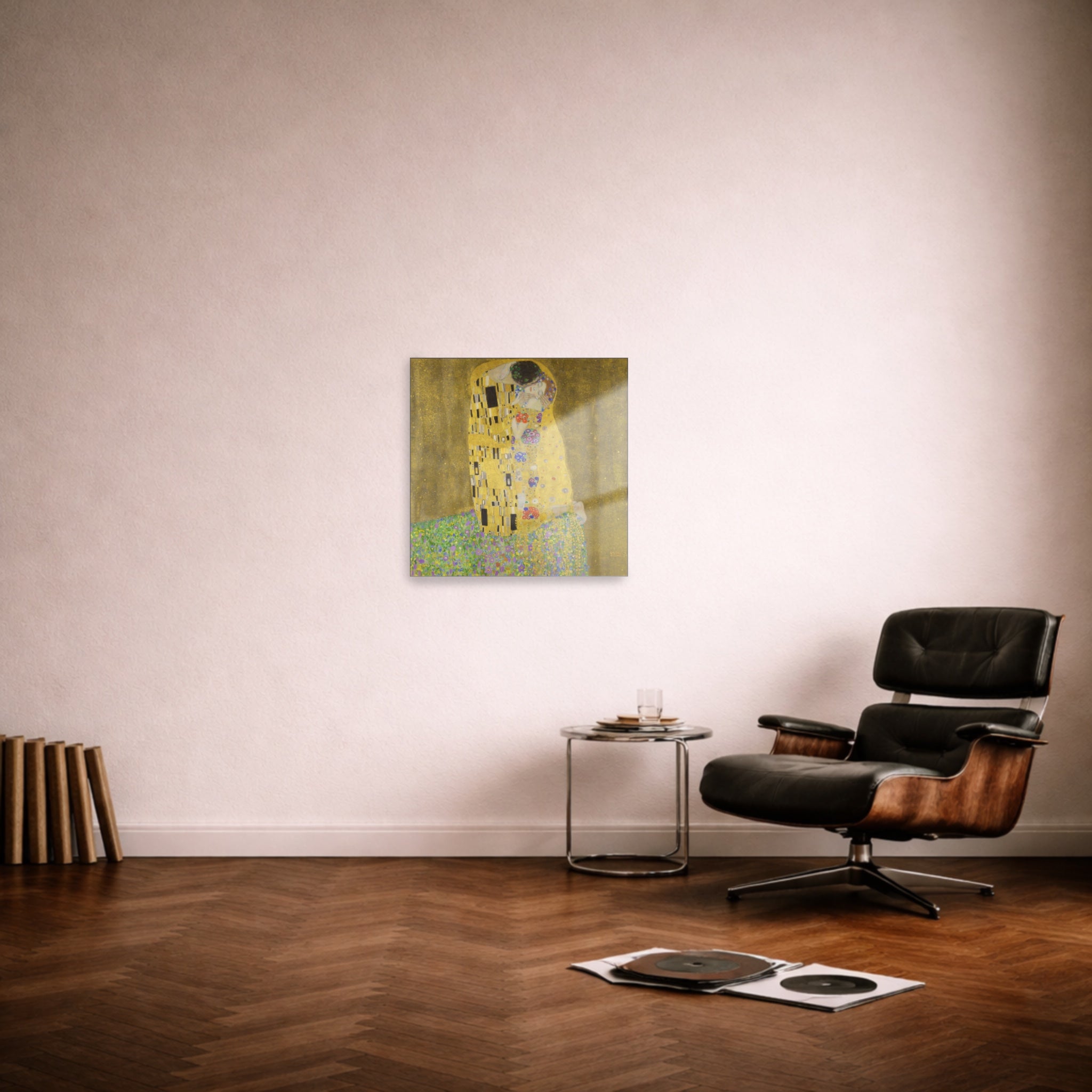 80 x 80 cm, Signature Der Kuss