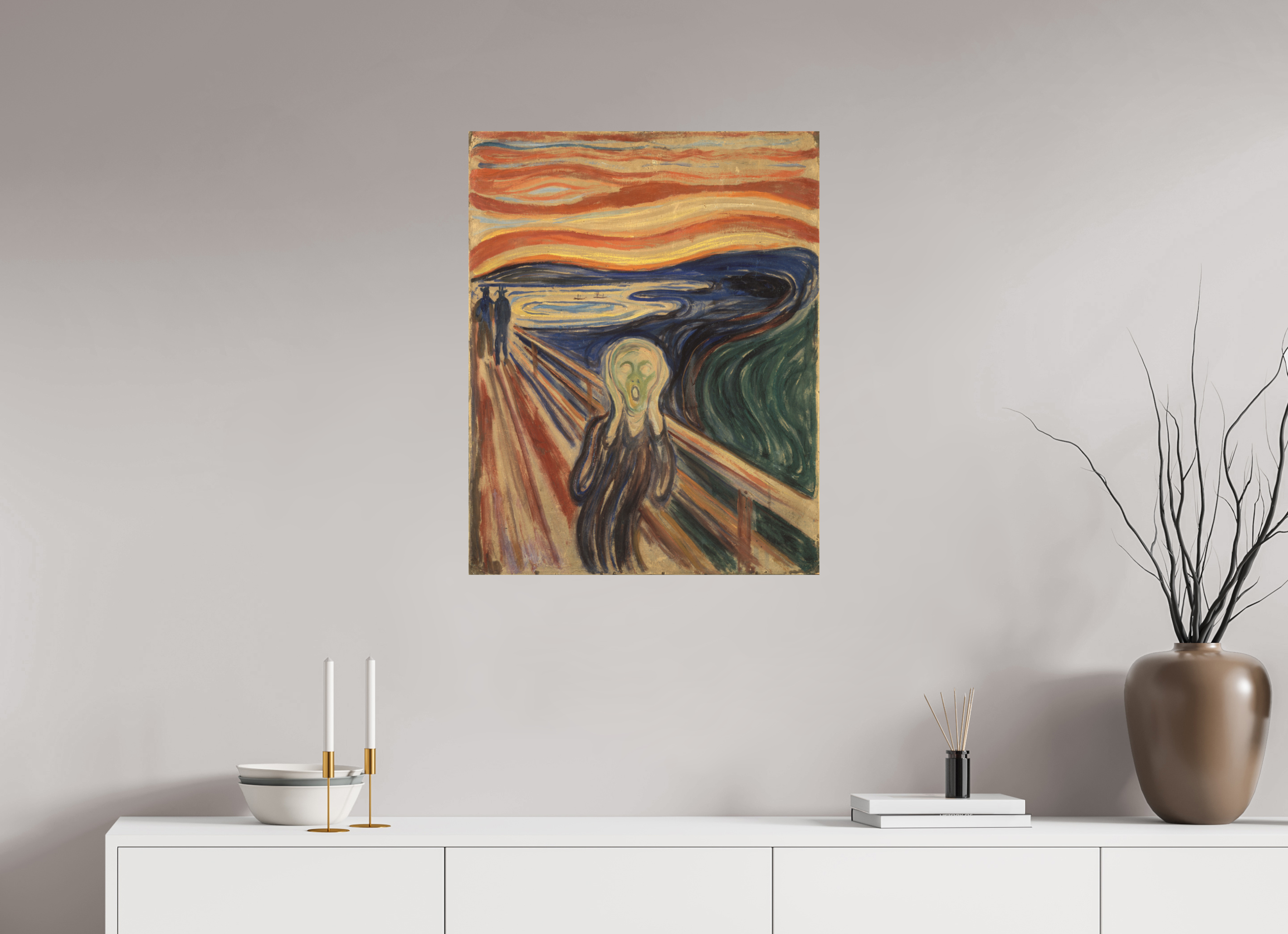 60 x 75,9 cm, Fine Art Der Schrei